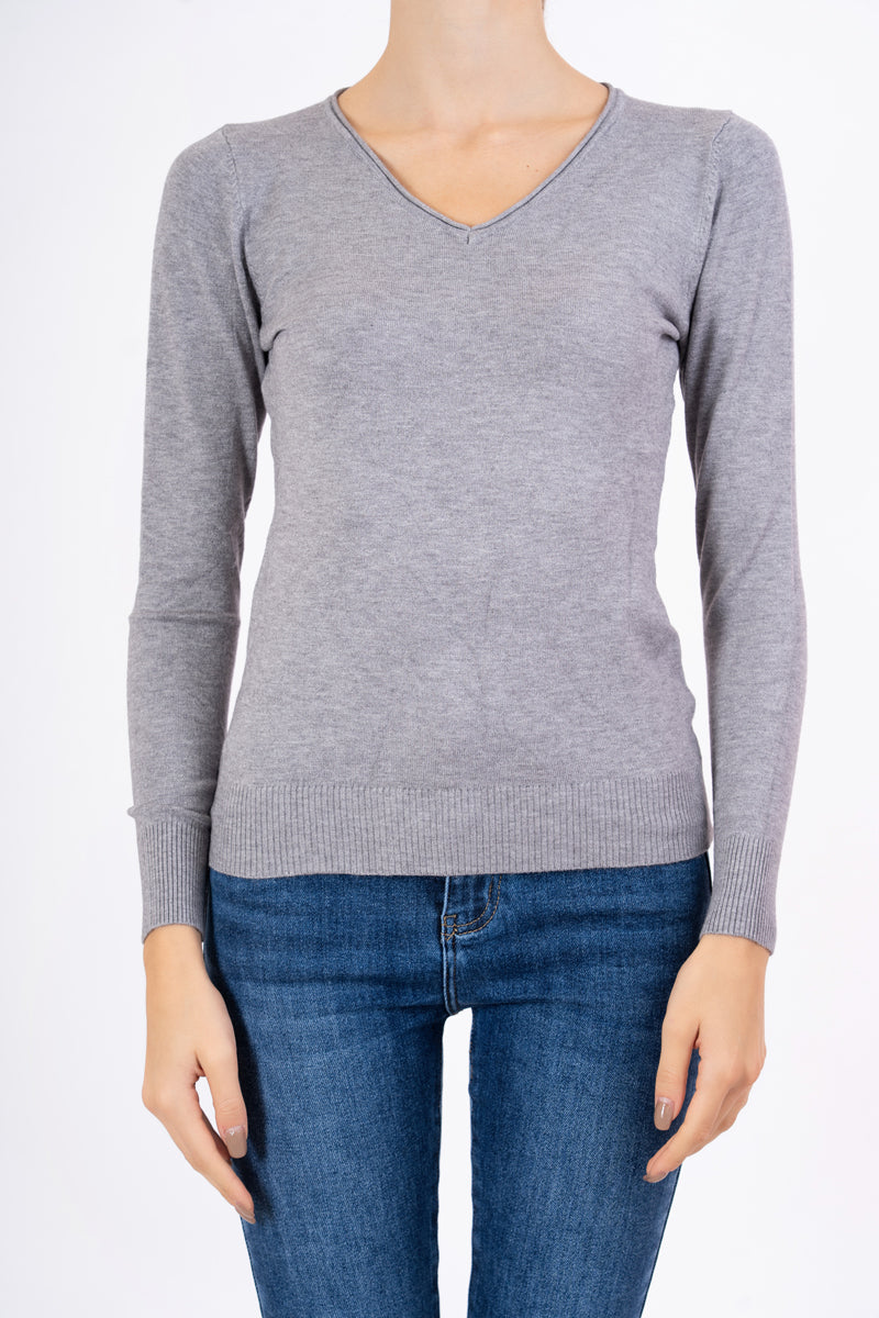 Maglia Dream Basic Scollo a V in Viscosa