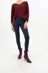 Maglia SoftVibe in misto viscosa scollo a V