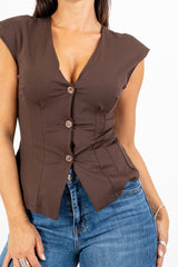 Power Shoulders Gilet