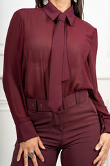 Camicia Sloane con cravatta