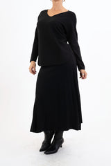 Maglia SoftVibe in misto viscosa scollo a V