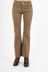 Jeans Zampetta Camel Made in Italy