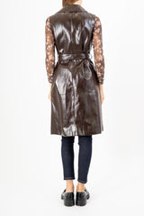 Spolverino Ecopelle Shine Belted