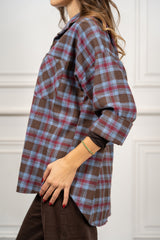 modella indossando Camicia Rivington Ember colore