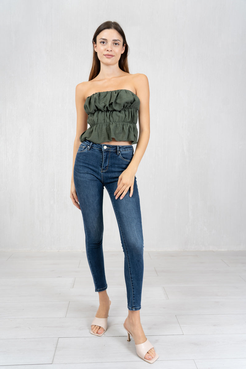 Top Bali Breeze a fascia con schiena scoperta