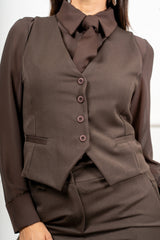 Gilet Savoy Marrone