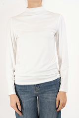 Maglia SoftTouch collo vulcano in viscosa elasticizzata