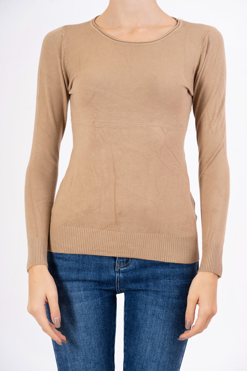 Maglia Dream Basic Girocollo in Viscosa