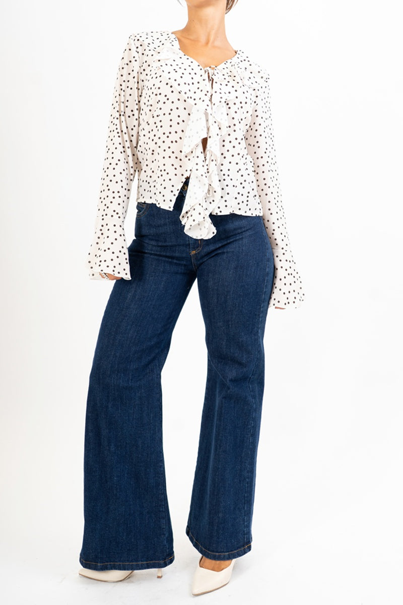 Blusa DotBloom con Rouge
