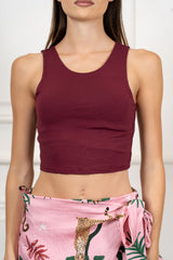 Top Crop Doppiato Basic