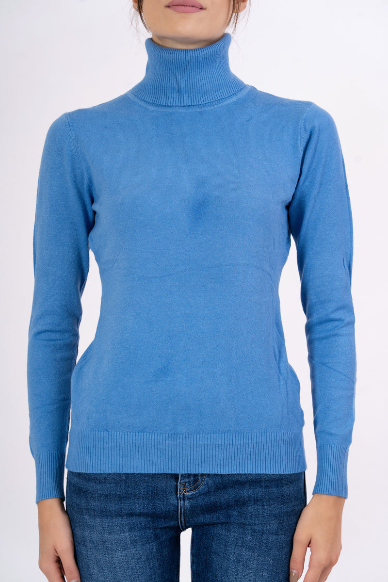 Maglia Dream Basic Dolcevita in Viscosa