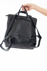 Zaino donna convertibile con manico e spallacci regolabili