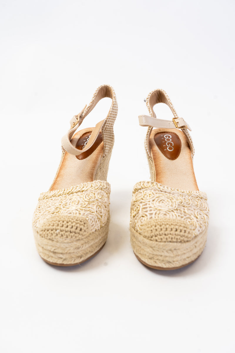 Zeppe Ricamate Beige