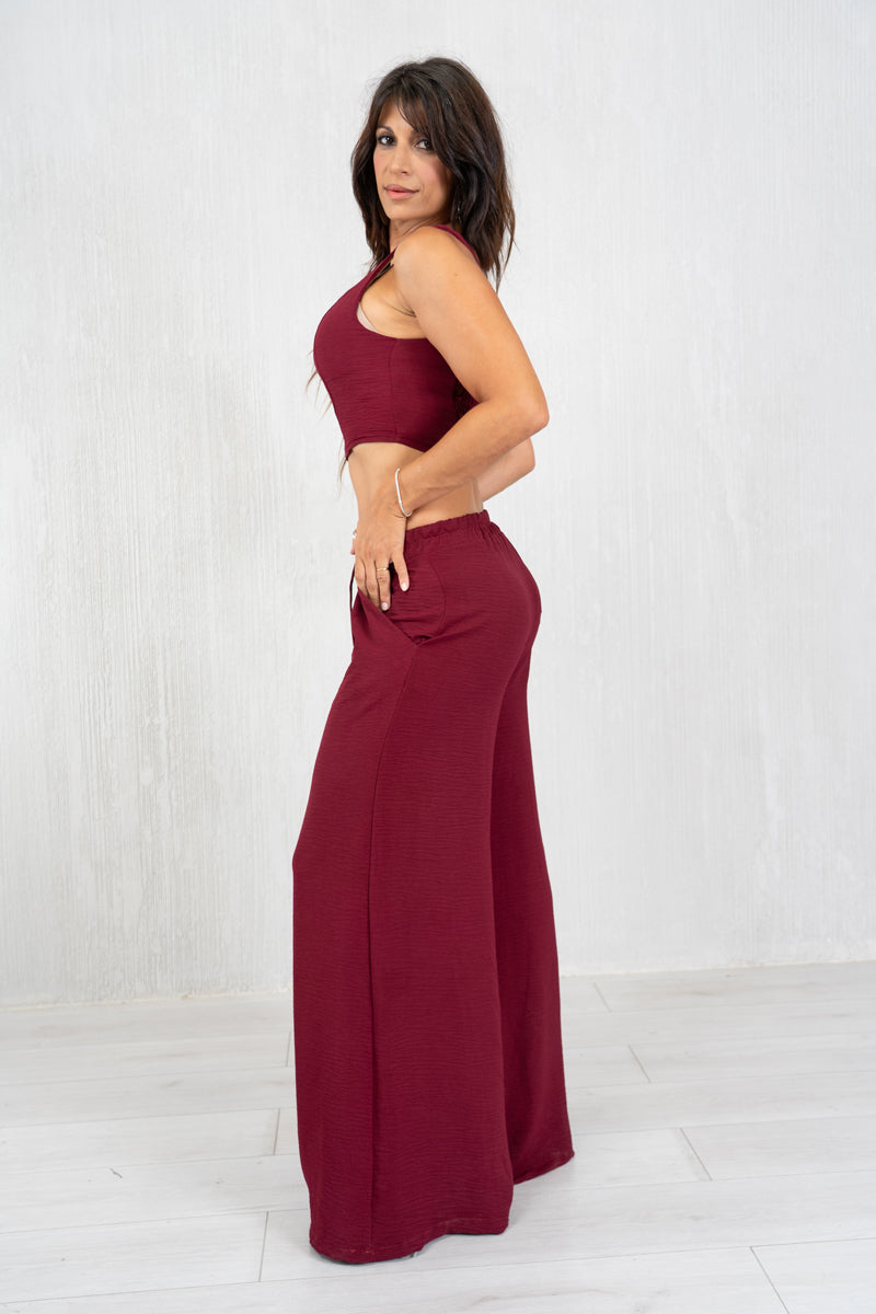Completo Soft Fit in tessuto goffrato