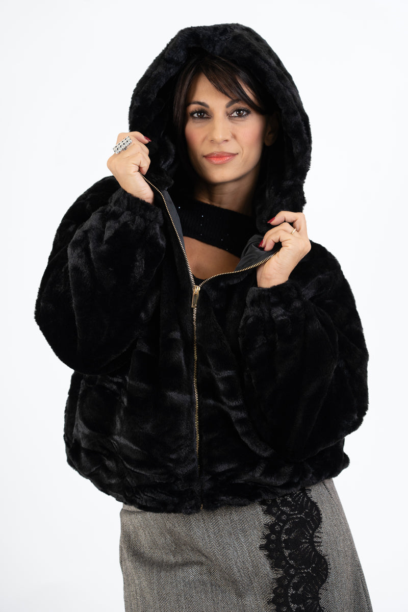 Pellicciotto Dream Cozy con cappuccio