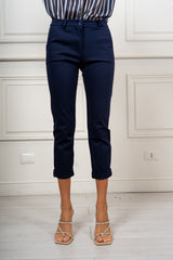 Pantalone Margot a sigaretta Blu