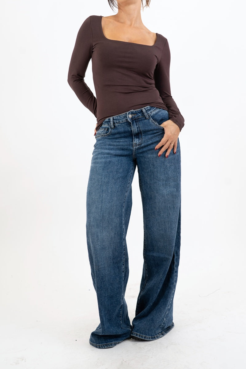 Maglia SquareFit in viscosa elasticizzata