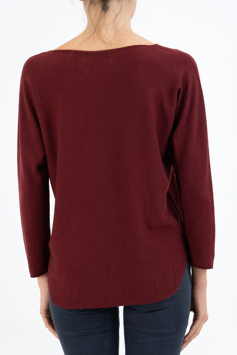 Maglia SoftVibe in misto viscosa scollo a V