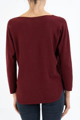 Maglia SoftVibe in misto viscosa scollo a V