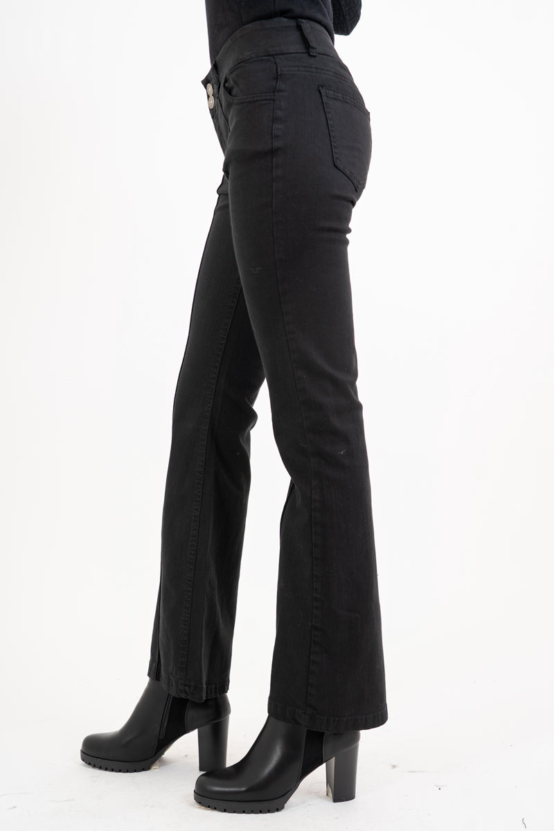 Jeans Zampetta Black Made in Italy