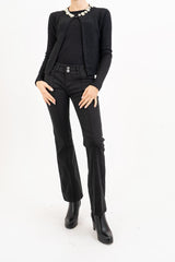 Jeans Zampetta Black Made in Italy