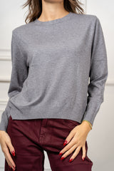 modella indossando Maglia Aster Lurex colore