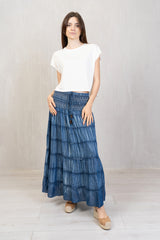 Maglia crop quadrata viscosa leggera