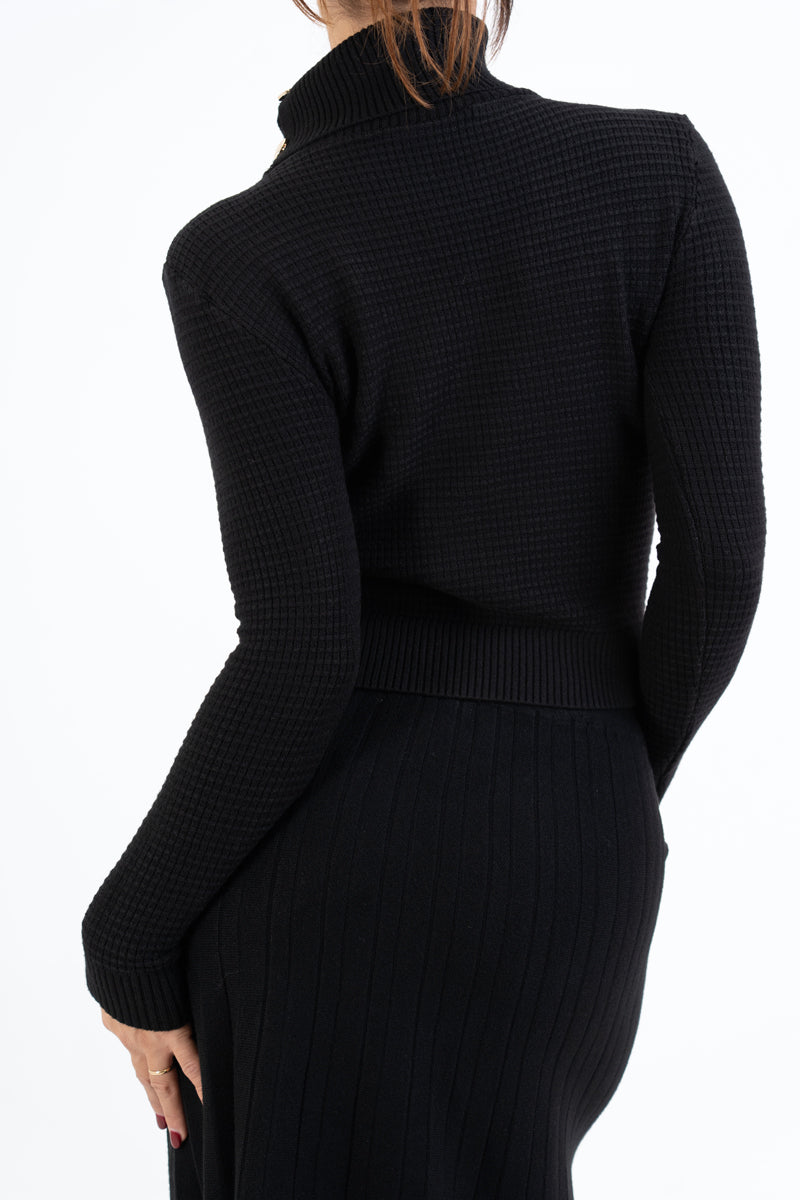 Maglia GoldKeyhole in misto viscosa