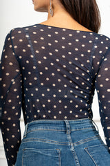modella indossando Maglia Aveline colore
