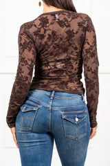 Maglia Velvet Bloom V